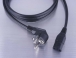 4100002_thb.jpg Kaltgerätekabel (Abschirmkabel) 2 m, schwarz-verdrillt, 3 x 1.0 qmm