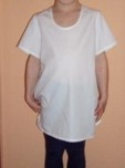 Kinder Shirt (halbarm) aus Abschirmtextil, Gre 128