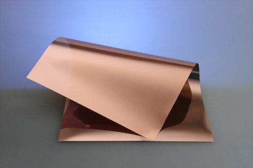 Fensterfolie Metallisierung Feinkupfer, Preis pro qm (Breite 152 cm)