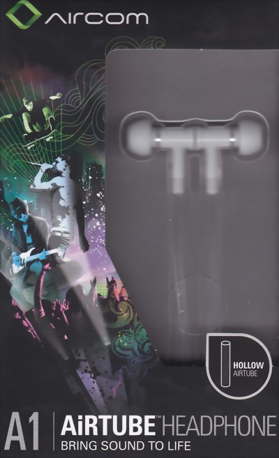 Headset Aircom A1 Stereo (wei) mit 3,5 mm Klinkenstecker fr iPhone, Samsung, Huawei, LG etc.