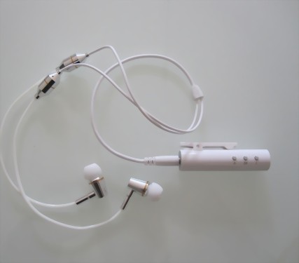 Headset Airtube (weiß) mit Bluetooth für Smartphones und DECT Telefone