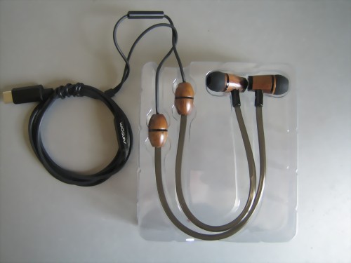 Headset Aircom A6 Stereo mit USB-C Anschluss fr iPhone, Samsung, Huawei, LG etc.