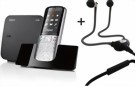 Analog VoiP DECT Station mit Anrufbeantworter, DECT-Handteil mit Ladestation + Headset